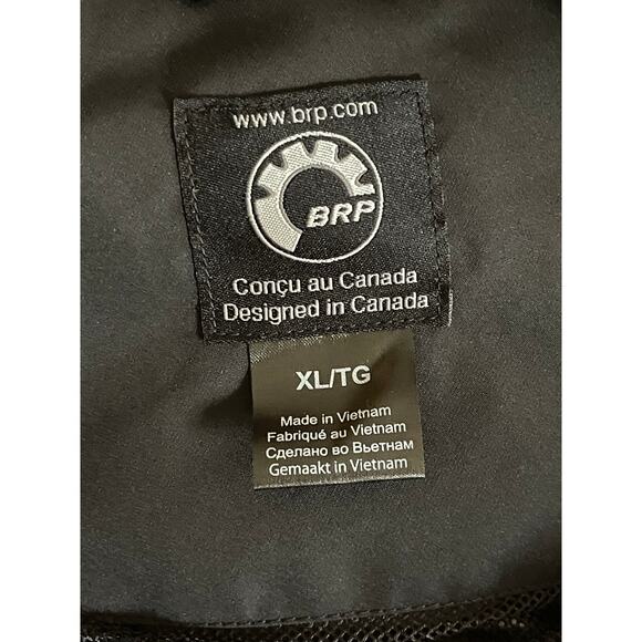 Ski-Doo NWT Size XL Black Men's BC Kona Waterproof Deep Snow Snowmobile Jacket - Picture 8 of 9